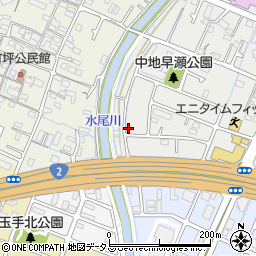 兵庫県姫路市中地673-1周辺の地図