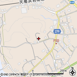 静岡県周智郡森町円田1464周辺の地図