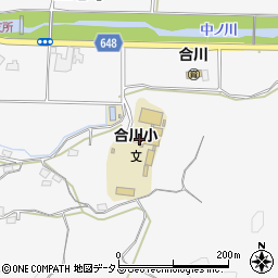 鈴鹿市立合川小学校周辺の地図