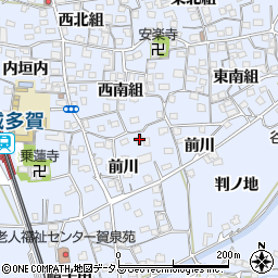 京都府綴喜郡井手町多賀前川45周辺の地図