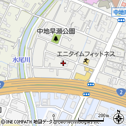 兵庫県姫路市中地651-3周辺の地図