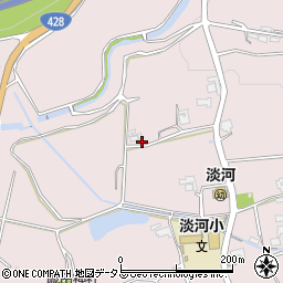 兵庫県神戸市北区淡河町萩原1555周辺の地図