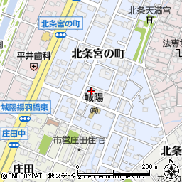 兵庫県姫路市北条宮の町136周辺の地図
