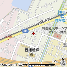 兵庫県姫路市町坪588周辺の地図
