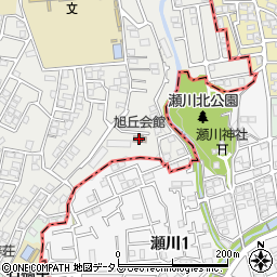 市立旭丘会館周辺の地図