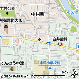 セブンイレブン茨木中村町店周辺の地図