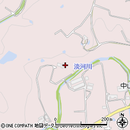 兵庫県神戸市北区淡河町中山324周辺の地図