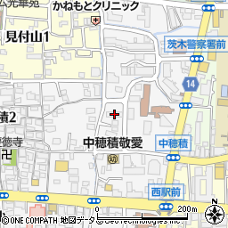茨木レックスマンションＥ棟周辺の地図
