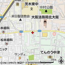淀川勤労者厚生協会附属茨木診療所周辺の地図