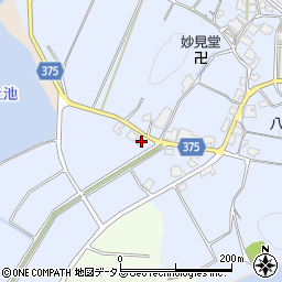 兵庫県加古川市平荘町磐874-3周辺の地図