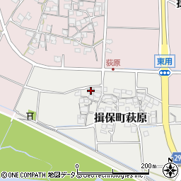 兵庫県たつの市揖保町萩原15周辺の地図