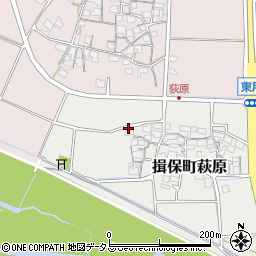 兵庫県たつの市揖保町萩原33周辺の地図