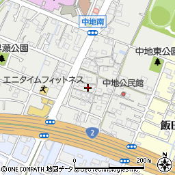 兵庫県姫路市中地243周辺の地図
