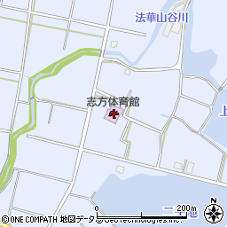 加古川市立志方体育館周辺の地図