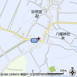 兵庫県加古川市平荘町磐1010-1周辺の地図