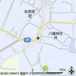 兵庫県加古川市平荘町磐1005-1周辺の地図