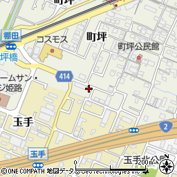 兵庫県姫路市町坪402周辺の地図