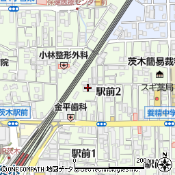 大阪建設労働組合　茨木支部周辺の地図