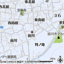 京都府綴喜郡井手町多賀前川38周辺の地図