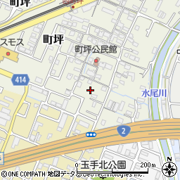 兵庫県姫路市町坪381周辺の地図