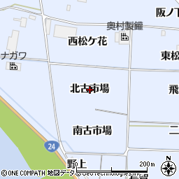 京都府綴喜郡井手町多賀北古市場周辺の地図