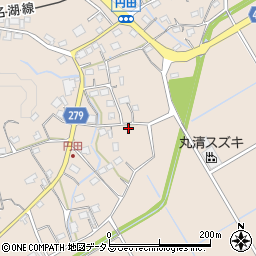 静岡県周智郡森町円田1400-1周辺の地図