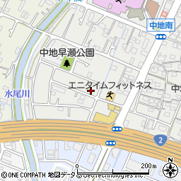 兵庫県姫路市中地656周辺の地図