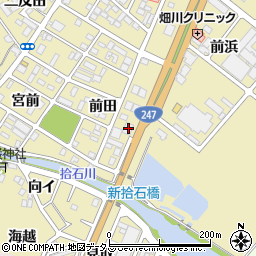 愛知県蒲郡市拾石町前田8周辺の地図