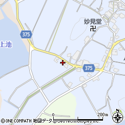 兵庫県加古川市平荘町磐878-3周辺の地図