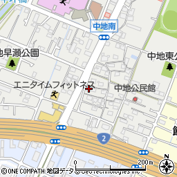 兵庫県姫路市中地229周辺の地図