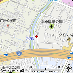 兵庫県姫路市中地723周辺の地図
