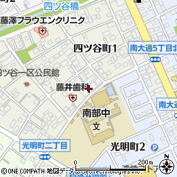 豊川鍍金工業所周辺の地図
