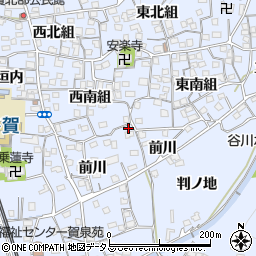 京都府綴喜郡井手町多賀前川40周辺の地図