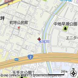 兵庫県姫路市町坪242周辺の地図
