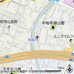 兵庫県姫路市中地724周辺の地図