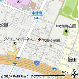 兵庫県姫路市中地249周辺の地図