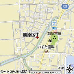 兵庫県姫路市勝原区丁周辺の地図