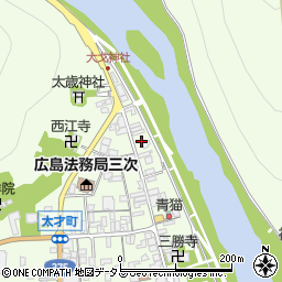 広島県三次市三次町1129周辺の地図