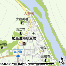 広島県三次市三次町1103-5周辺の地図