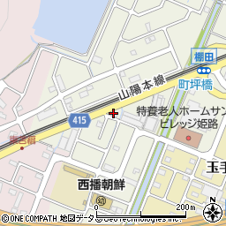 兵庫県姫路市町坪564周辺の地図