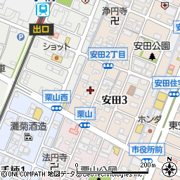 兵庫県姫路市安田3丁目68周辺の地図