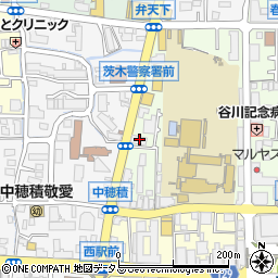 いばらき和牛倶楽部 JR茨木店周辺の地図