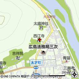 西江寺周辺の地図