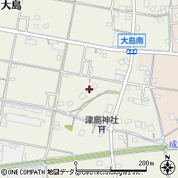 静岡県焼津市大島1620周辺の地図