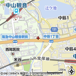 吉矢医院周辺の地図