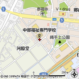 愛知県豊川市中条町上石畑周辺の地図