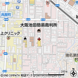 カップヌードルミュージアム大阪池田　総合案内ダイヤル周辺の地図