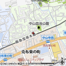 有限会社宝塚ハム工房周辺の地図