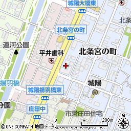 兵庫県姫路市北条宮の町230周辺の地図