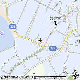 兵庫県加古川市平荘町磐852周辺の地図
